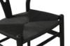 Picture of 53x50x79 WISHBONE Solid Wood Y Replica Chair (Black Frame-Black Seat) - 2 Chairs in 1 Carton