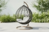 Picture of ALBURY Rattan Outdoor Hanging Egg Chair (Black)