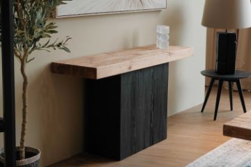 Picture of ALMOND 1.4M Reclaimed Pine Wood Console Table