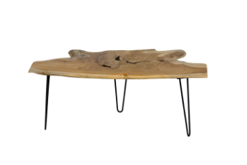 Picture of TAKARA 100 Irregular Solid Teak Side Table