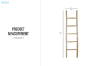 Picture of WILDBRANCH 180 Big Teak Wood Towel Ladder