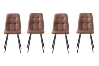 Picture of SAROTO Dining Chair (Brown) - 4 Chairs in 1 Carton