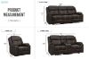 Picture of TANDY Manual Reclining Sofa Range with Storage Console & Cup Holders