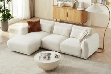 Picture of HONBAY 4PC Modular Sofa Set