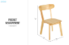 Picture of RONDO Louis Style Solid Wood Dining Chair - Each