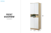 Picture of VIDA H180 Tall 4-Door Shoe Cabinet