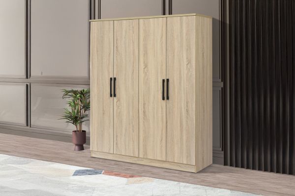 Picture of BESTA Wall Solution Modular Wardrobe System - 4-Door Wardrobe