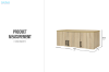 Picture of BESTA Wall Solution Modular Wardrobe - 3-Door Top Unit