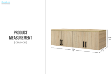 Picture of BESTA Wall Solution Modular Wardrobe System - 4-Door Top Unit