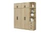 Picture of BESTA Wall Solution Modular Wardrobe - 4-Door Wardrobe with Top Unit