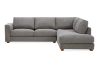 Picture of HEARTLAND Feather Filled Fabric Sectional Sofa (Grey) - Water, Oil & Dust Resistant 