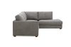 Picture of HEARTLAND Feather Filled Fabric Sectional Sofa (Grey) - Water, Oil & Dust Resistant 