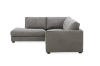 Picture of HEARTLAND Feather Filled Fabric Sectional Sofa (Grey) - Water, Oil & Dust Resistant 