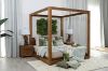 Picture of LIORA Reclaimed Pine Wood 4 Poster Bed Frame in Queen/Super King Size