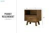 Picture of LIORA Reclaimed Pine Wood Bedside Table
