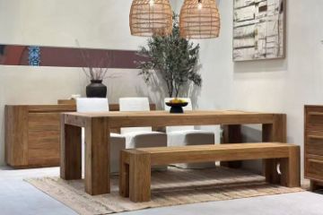 Picture of NORDWOOD 270 Reclaimed Pine Wood Dining Table
