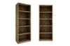 Picture of TIMBERA 5-Tier Solid Reclaimed Pine Wood Bookshelf (90x240cm)