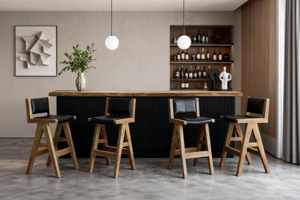 Picture of TIMBERA 3.2M 5PC Solid Reclaimed Wood Bar Set