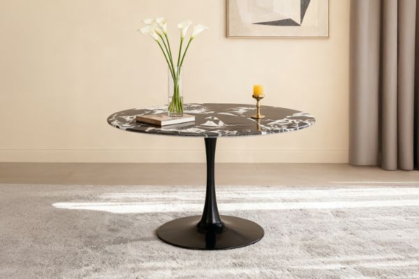 Picture of JACOB D100 Round Dining Table (Black)