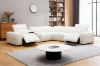 Picture of OMEGA Feather-Filled Dual-Motor Power Recliner Sectional Modular Sofa Range with Console Hidden Cup Holders & Storage & Wireless Charging & USB Type-C Ports
