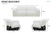 Picture of OMEGA Dual-Motor Reclining Sectional Modular Sofa - 2PC Sofa Set (LAF Armchair + RAF Armchair)