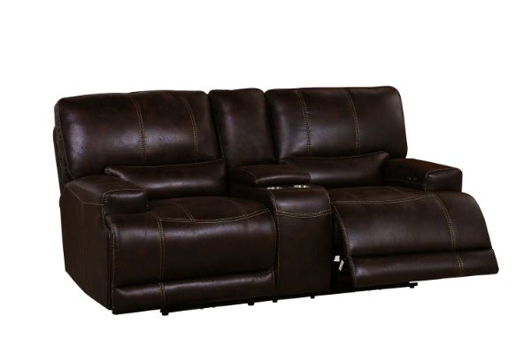 Picture of DAWSON Power Reclining Foil-Printed Fabric Sofa Range - 2 Seat with Cup Holders & Storage (2RRC)