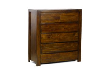 Picture of MALAGA 6-Drawer Tallboy (Walnut) 