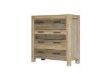 Picture of TRIESTE 4-Drawer Solid Acacia Wood Tallboy