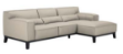 Picture of ZURICHER 100% Capri Leather Sectional Sofa (Wheat) 