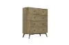 Picture of RIALTO 5-Drawer Solid Acacia Wood Tallboy
