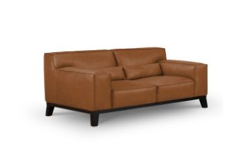 Picture of ZURICHER 100% Vintage Leather 3 Seater Sofa (Tan)