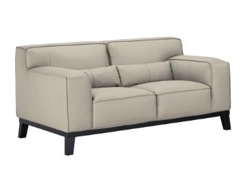 Picture of ZURICHER 100% Capri Leather 2 Seater Sofa (Wheat)