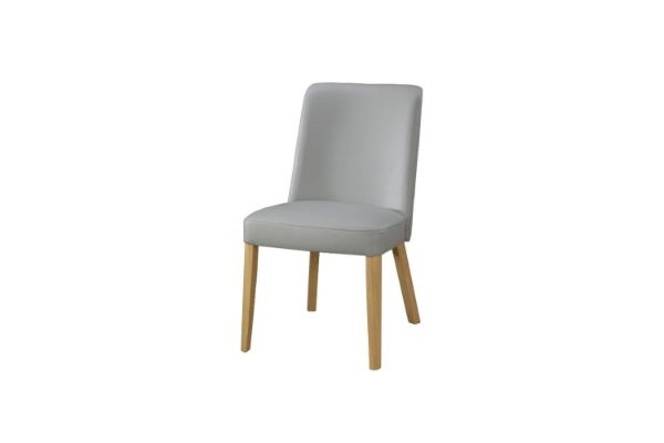 Picture of MAYAA Leather Upholstery Dining Chair (Grey)