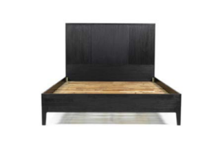 Picture of ADRO Bed Frame (Black Wash Finish) - Queen