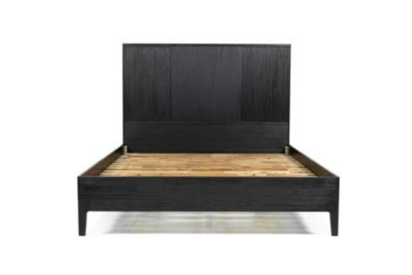 Picture of ADRO Bed Frame (Black Wash Finish) - Queen
