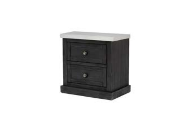 Picture of LOGAN 2-Drawer Bedside Table