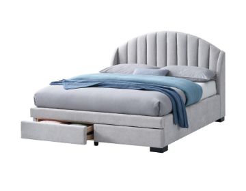 Picture of SWIFT 2-Drawer Fabric King Bed Frame (London Stone)