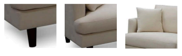 Picture of NORWELL 2.5 SEATER Sofa with 2 Cushions