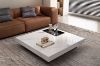 Picture of GRAVITY Sintered Stone Top Coffee Table (White)
