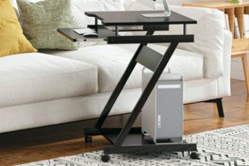 Picture of MOBELLA Z-Type Laptop Desk with Wheels (Black)