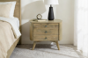 Picture of RIALTO 3-Drawer Solid Acacia Wood Bedside Table