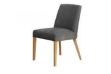 Picture of 1297 MILAN DINING CHAIR MILAN LICORICE Color With OAK LEG