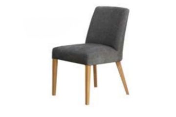 Picture of 1297 MILAN DINING CHAIR MILAN LICORICE Color With OAK LEG