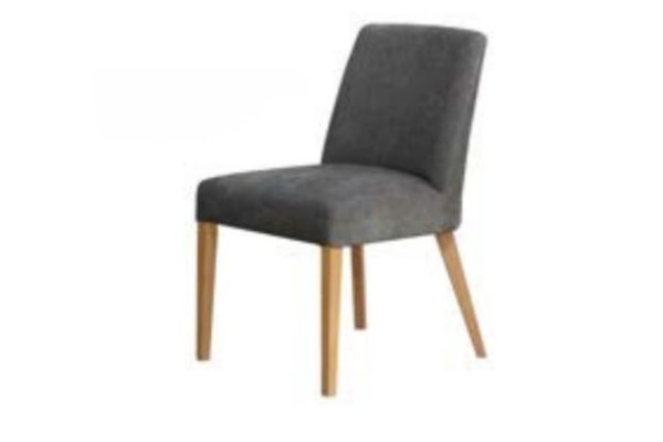 Picture of 1297 MILAN DINING CHAIR MILAN LICORICE Color With OAK LEG