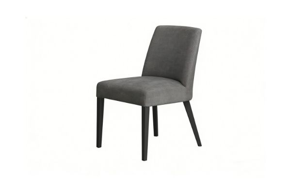 Picture of 1297  MILAN DINING CHAIR MILAN LICORICE Color With BLACK LEG