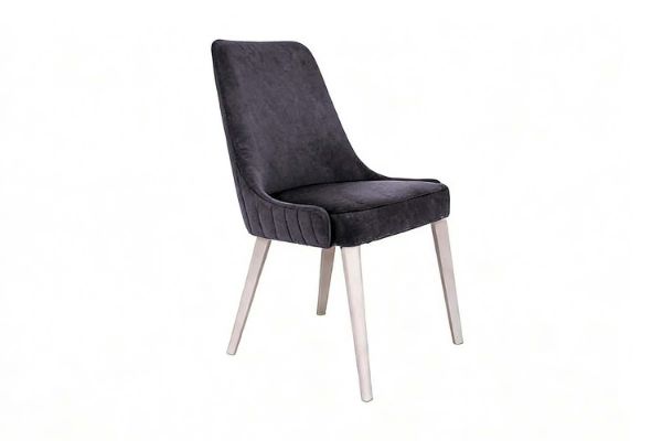 Picture of PADDINGTON DINING CHAIR CHARCOAL Color With WASH LEG