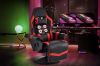 Picture of ZESTIE 360° Swivel Adjustable Height Massage Gaming Recliner Chair with Cupholder and Side Pocket (Red & Black)