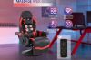 Picture of ZESTIE 360° Swivel Adjustable Height Massage Gaming Recliner Chair with Cupholder and Side Pocket (Red & Black)