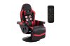 Picture of ZESTIE 360° Swivel Adjustable Height Massage Gaming Recliner Chair with Cupholder and Side Pocket (Red & Black)