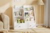 Picture of BLAINE 3-Tier Bookshelf and Toy Storage Cabinet with 2 Drawers (90x90cm）